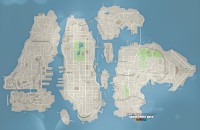 GTA 4 TBOGT Общая карта Либерти Сити