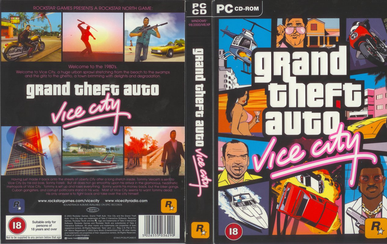 Обложки дисков для GTA Vice City Stories