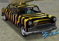 gta vc zebra cab