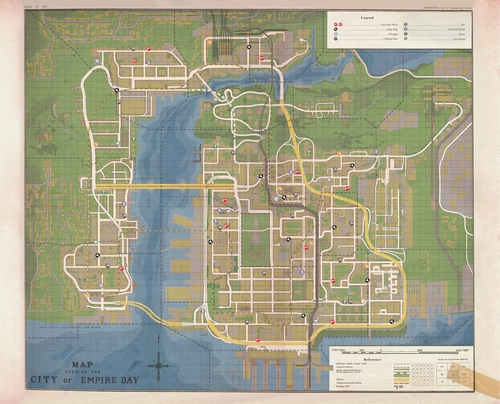 карта empire bay mafia 2