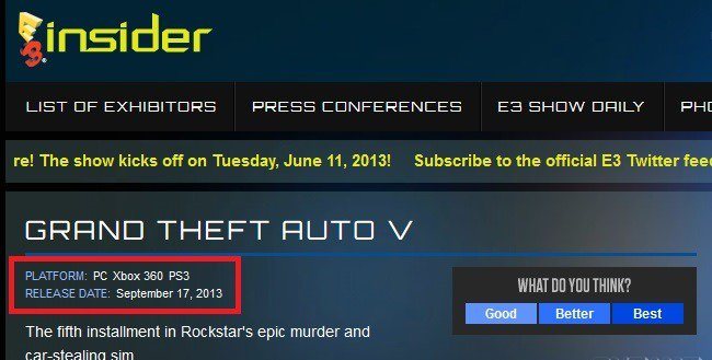 GTA5 �� ����� E3
