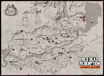 Карта Stranger Locations (миссии странников)
